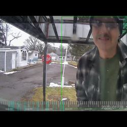 Who the hell is this creep on my porch?