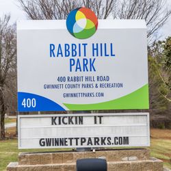 Rabbit Hill Park - park sign