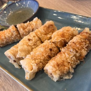 Pho Dac Biet  - #5 on the menu...Four pieces of spring rolls. - Vietnamese Near Me - Markham, Ontario