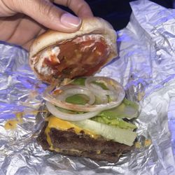 Wendy's - I asked just for CHEESE ONLY