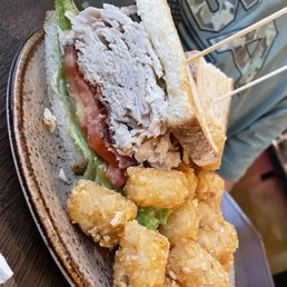 Turkey Club and tots! Turkey Club and tots!