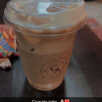 Cafe Ava - Coquito latte - Coffee & Tea Near Me - Cranston, Rhode Island