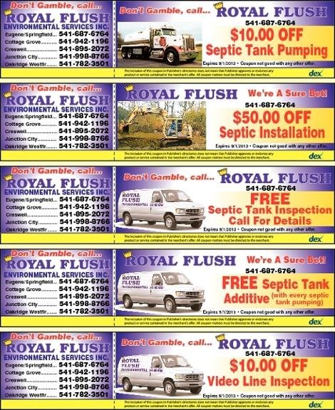 Slide of Royal Flush Environmental Services
