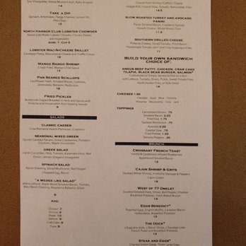 North Harbor Club - Menu - New American Near Me - Davidson, North Carolina North Harbor Club - Menu - New American Near Me - Davidson, North Carolina