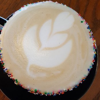 FIX Coffeebar - rainbow latte - Coffee & Tea Near Me - Houston, Texas