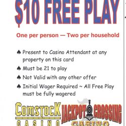Jackpot Crossing Casino - Coupon