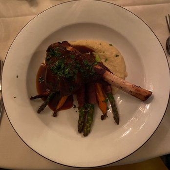 Wisconsin Club - Rack of Lamb with Polenta, Honey Roasted Carrots and Prosciutto-Wrapped Asparagus - Social Clubs Near Me - Milwaukee, Wisconsin