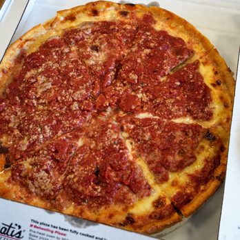 Lou Malnati's Pizzeria - Deep dish sausage - Pizza Near Me - Northbrook, Illinois Lou Malnati's Pizzeria - Deep dish sausage - Pizza Near Me - Northbrook, Illinois