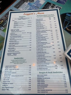 Menu photo 7 Leggetts Sand Bar Manasquan, NJ Menu photo 7 Leggetts Sand Bar Manasquan, NJ