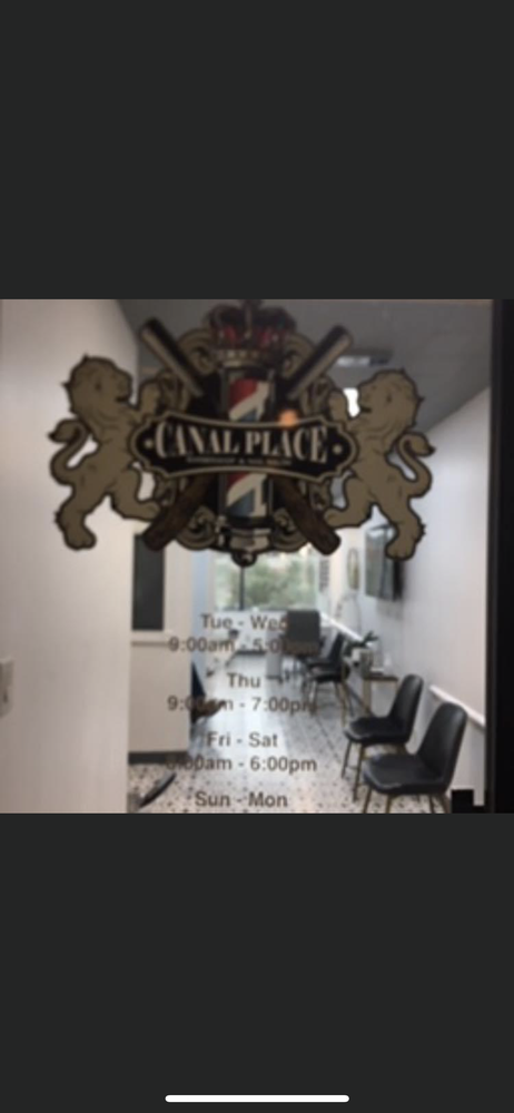 Canal Place Barber & Nail Salon Logo