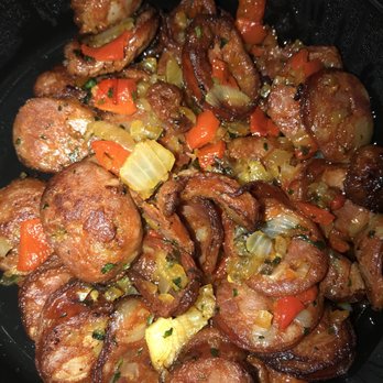 Sangria 71 - Chorizo a La Sangria Take Out sautéed with garlic onions and wine - Spanish Near Me - Williston Park, New York Sangria 71 - Chorizo a La Sangria Take Out sautéed with garlic onions and wine - Spanish Near Me - Williston Park, New York