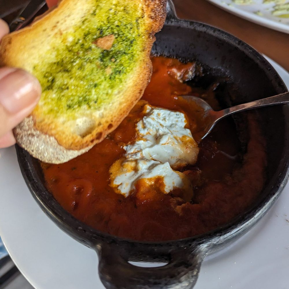 The Manhattan - Marinara with goat cheese and a skimpy portion of crostini - Cocktail Bars Near Me - Southington, Connecticut The Manhattan - Marinara with goat cheese and a skimpy portion of crostini - Cocktail Bars Near Me - Southington, Connecticut