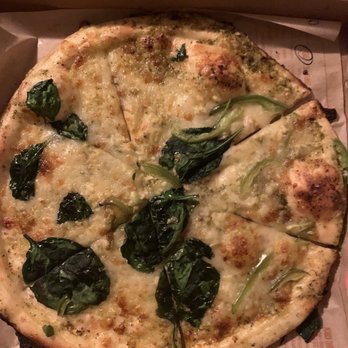 Blaze Pizza - love my four pieces of spinach and green bell peppers. the mushrooms aren't there but we love dough. - Salad Near Me - Alhambra, California Blaze Pizza - love my four pieces of spinach and green bell peppers. the mushrooms aren't there but we love dough. - Salad Near Me - Alhambra, California