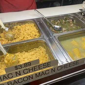 Cooper's Old Time Pit Bar-B-Que - There are 3 differ types of Mac N Cheese - Barbeque Near Me - Austin, Texas