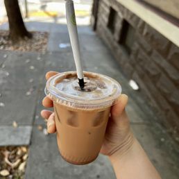 blueberry crumble cappuccino