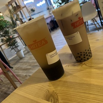 HITEA - Lychee Oolong Tea and Tiramisu Cocoa Boba - Ramen Near Me - Chesterfield, Missouri