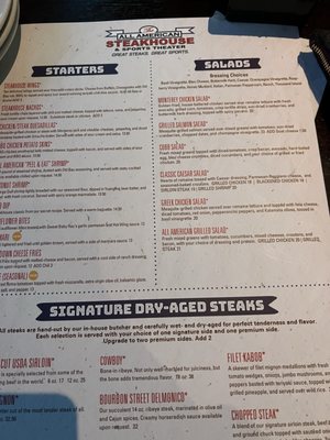 Menu photo 4 All American Steakhouse Edgewater, MD Menu photo 4 All American Steakhouse Edgewater, MD