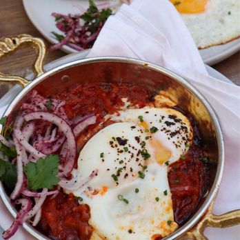 Delbar Middle Eastern - Shakshuka @tiffhuangry - Persian/Iranian Near Me - Atlanta, Georgia