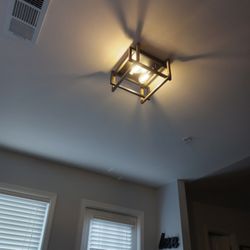 Elephant Technical Services - After the bedroom flush mount light installation.