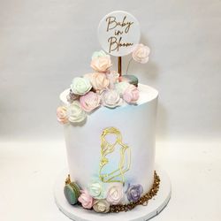 Panchis Bakery - Baby in bloom cake Www.panchisbakery.com