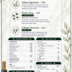 5/5/26 manicure menu