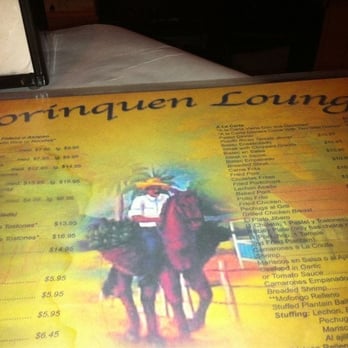 Borinquen - The menu/placemat - Seafood Near Me - Chicago, Illinois Borinquen - The menu/placemat - Seafood Near Me - Chicago, Illinois