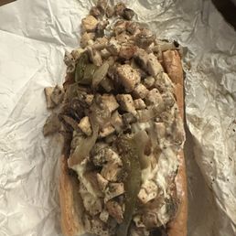 Chicken Famous Philly Cheesesteak