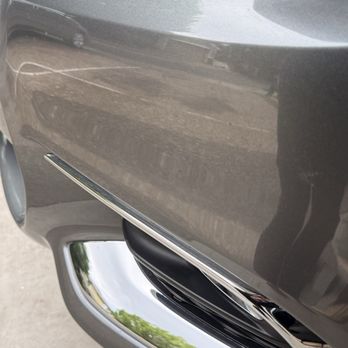 Dapper Pros Mobile Auto Detailing - Hard to see but lots of bug gunk left - Auto Detailing Near Me