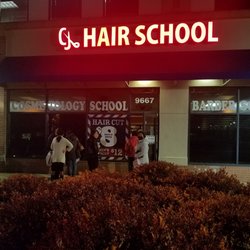 CJ Hair School - The business front.