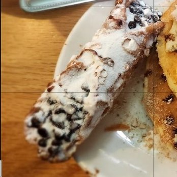 EC Diner - A full-size cannoli is served with the cannoli pancakes. - American Near Me - Ellicott City, Maryland EC Diner - A full-size cannoli is served with the cannoli pancakes. - American Near Me - Ellicott City, Maryland
