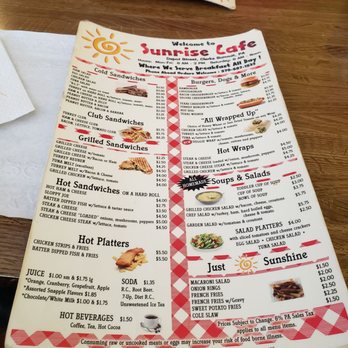 Sunrise Cafe - Breakfast & Brunch Near Me - Clarks Summit, Pennsylvania