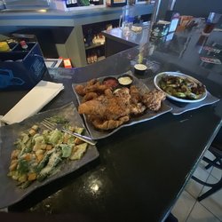SportsBook of Charleston - Roasted Brussels Sprouts Solo Fish  Chicken Tenders Caesar Shrimp