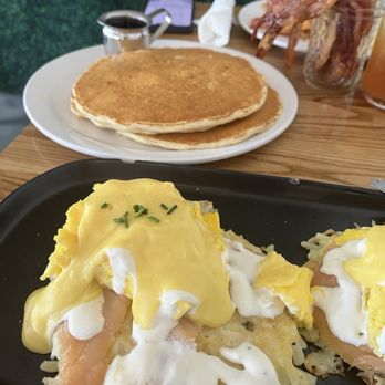 Maple + Batter - Lox and pancakes! - Breakfast & Brunch Near Me - Bay Harbor, Michigan