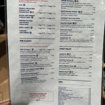 Cochon Dingue - Breakfast menu 2 - Bars Near Me - Quebec City, Quebec