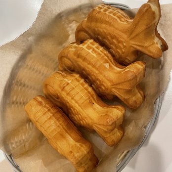 Anko - Taiyaki with nutella/banana and custard filling - Desserts Near Me - Los Angeles, California Anko - Taiyaki with nutella/banana and custard filling - Desserts Near Me - Los Angeles, California