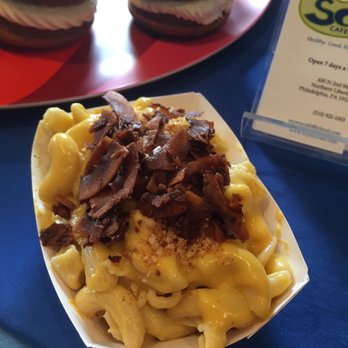Joy Cafe - Gluten free macaroni and cheese with coconut bacon - Coffee & Tea Near Me - Philadelphia, Pennsylvania Joy Cafe - Gluten free macaroni and cheese with coconut bacon - Coffee & Tea Near Me - Philadelphia, Pennsylvania