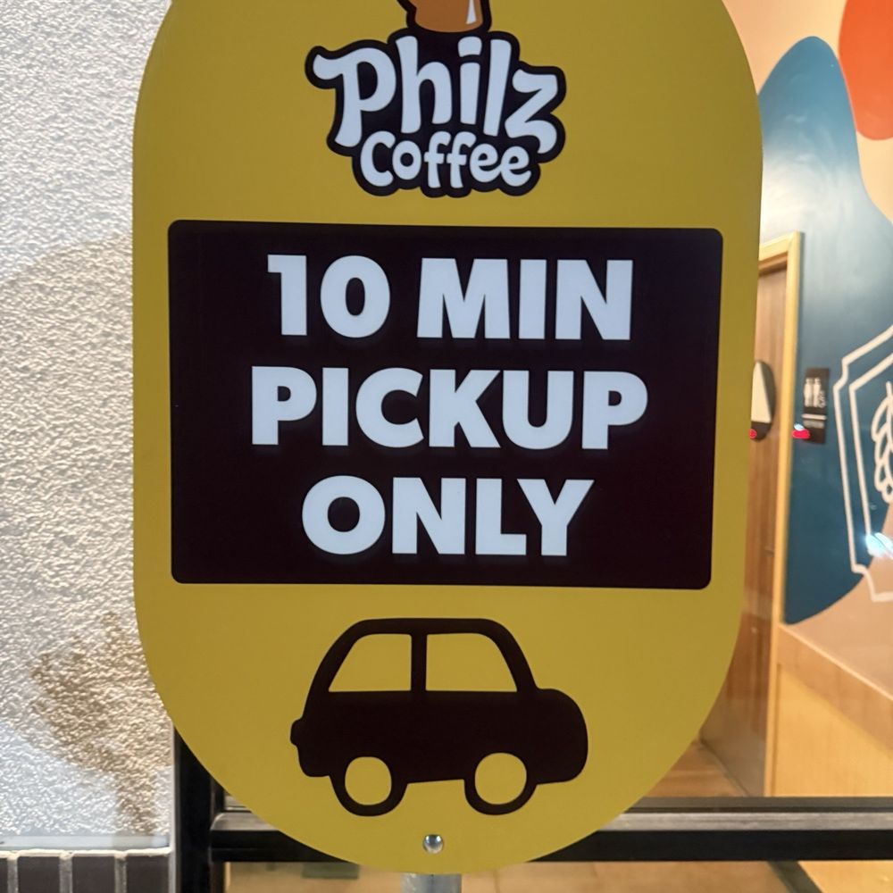Philz Coffee - About 4 spots outside with this sign - Coffee & Tea Near Me - Pleasanton, California Philz Coffee - About 4 spots outside with this sign - Coffee & Tea Near Me - Pleasanton, California