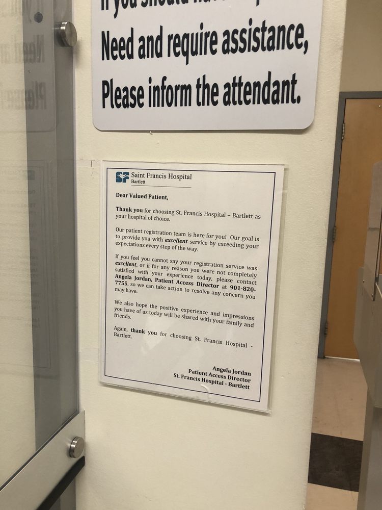 SAINT FRANCIS HOSPITAL BARTLETT 14 Photos & 72 Reviews 2986 Kate