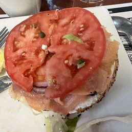 1/2 of my lox platter 1/2 of my lox platter