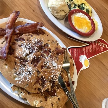 Ruby Sunshine Charlotte Southend - Bacon praline pancakes, build your own omelette, & some of the best breakfast potatoes ever (not pictured) - Breakfast & Brunch Near Me - Charlotte, North Carolina Ruby Sunshine Charlotte Southend - Bacon praline pancakes, build your own omelette, & some of the best breakfast potatoes ever (not pictured) - Breakfast & Brunch Near Me - Charlotte, North Carolina