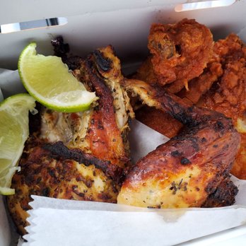 Pollo Campero Marietta - Grilled chicken to the left, fried chicken on the right. Both are great. - Latin American Near Me - Marietta, Georgia Pollo Campero Marietta - Grilled chicken to the left, fried chicken on the right. Both are great. - Latin American Near Me - Marietta, Georgia