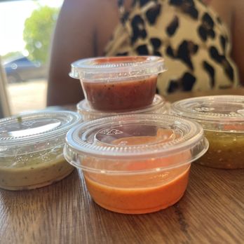 Buenos Dias - A rainbow of salsas! - Mexican Near Me - Las Vegas, Nevada Buenos Dias - A rainbow of salsas! - Mexican Near Me - Las Vegas, Nevada