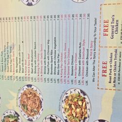 China Sea - Lunch special menu