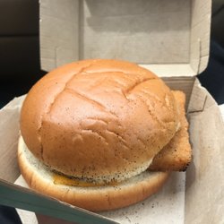 McDonald's - Black powdered substance on fish filet sandwich