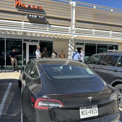 The line for Michelin star tacos!