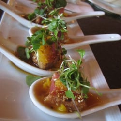Ahi Tuna Spoons...i think that's what they're called...