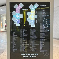 Riverchase Galleria - Directory map, Riverchase Galleria - Hoover, AL