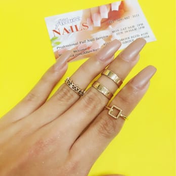 Allure Nails - Nails by Kelly. Matte coffin shape nude nails - Nail Salons Near Me - Elk Grove, California Allure Nails - Nails by Kelly. Matte coffin shape nude nails - Nail Salons Near Me - Elk Grove, California