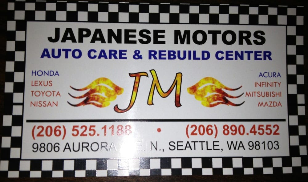 JAPANESE MOTORS Updated September 2024 9806 Aurora Ave N, Seattle