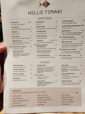 Menu photo 4 Hello Temaki Elk Grove, CA